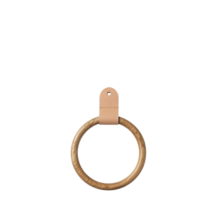 FDB Møbler Q4 Allé Scarf Ring, Nature Lacquered Oak