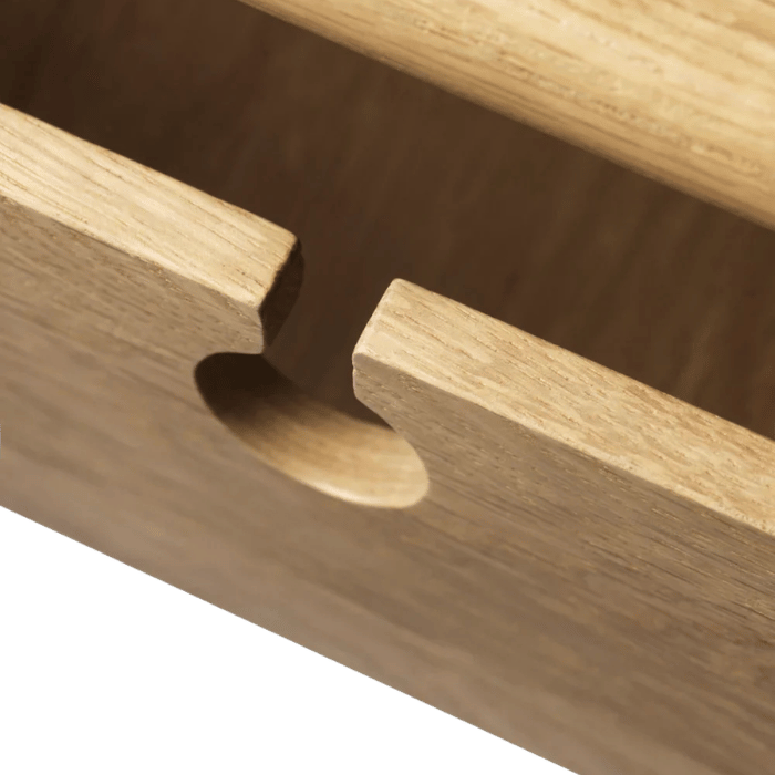 FDB Møbler C67 Butler Desk, Solid Nature Lacquered Oak, Large