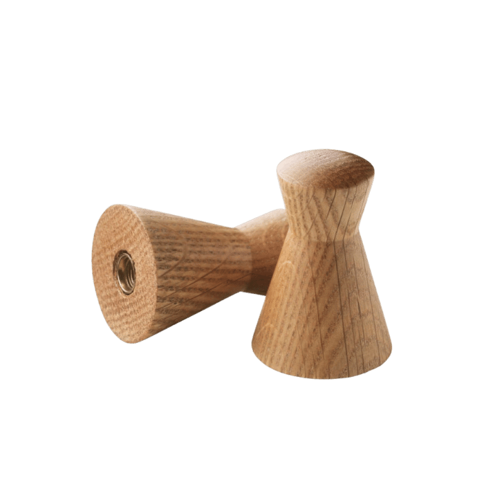 FDB Møbler Q3 Allé Coat Hooks, Nature Lacquered Oak, 3 Hooks