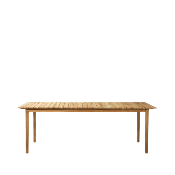 FDB Møbler M2 Sammen Garden Table, Solid Nature Oiled Teak