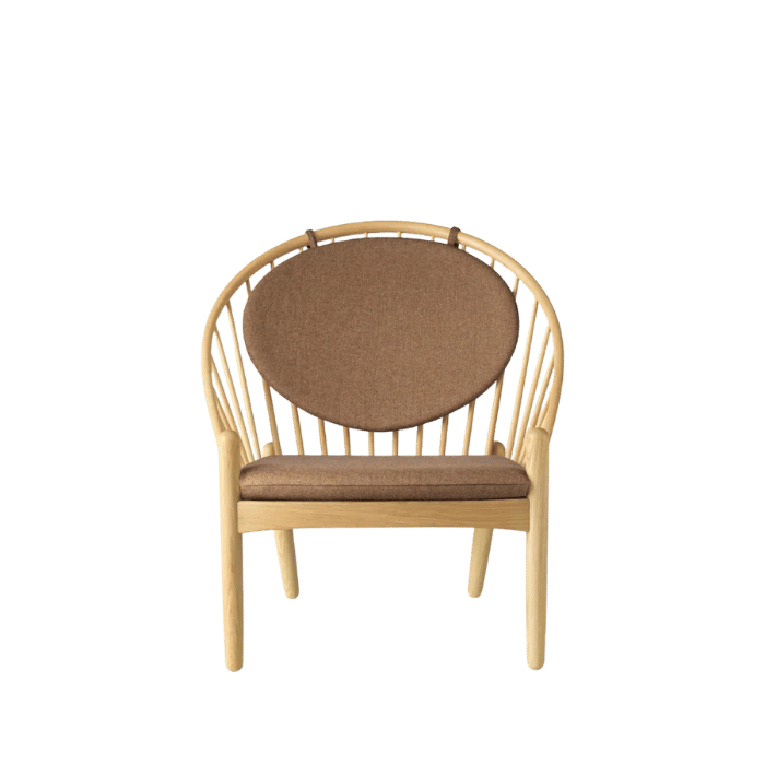 FDB Møbler J166 Jørna Chair, Nature Lacquered Oak/Brown