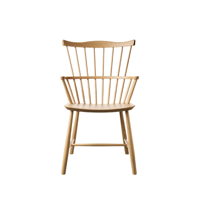 FDB Møbler J52B Chair, Nature Lacquered Beech