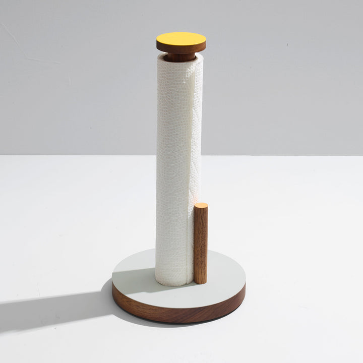 The Paper Towel Keeper - Walnut/Gray