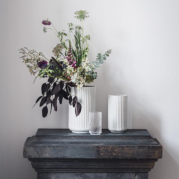 Lyngby Porcelæn Vase, Clear