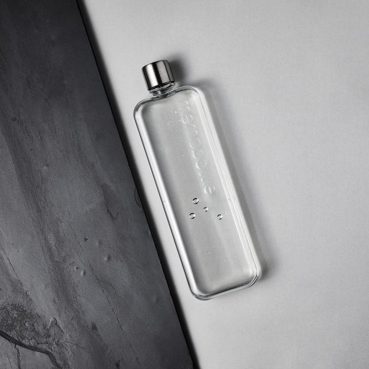 Slim Memobottle Flat Water Bottle