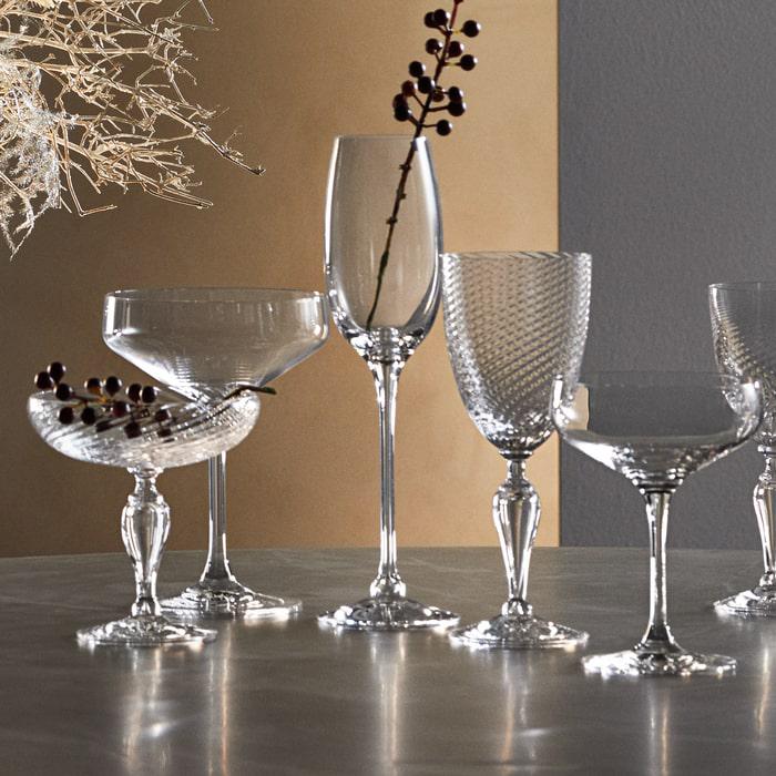 Holmegaard Perfection Martini Glass, Clear, 9.8 Oz, 6 Pcs.