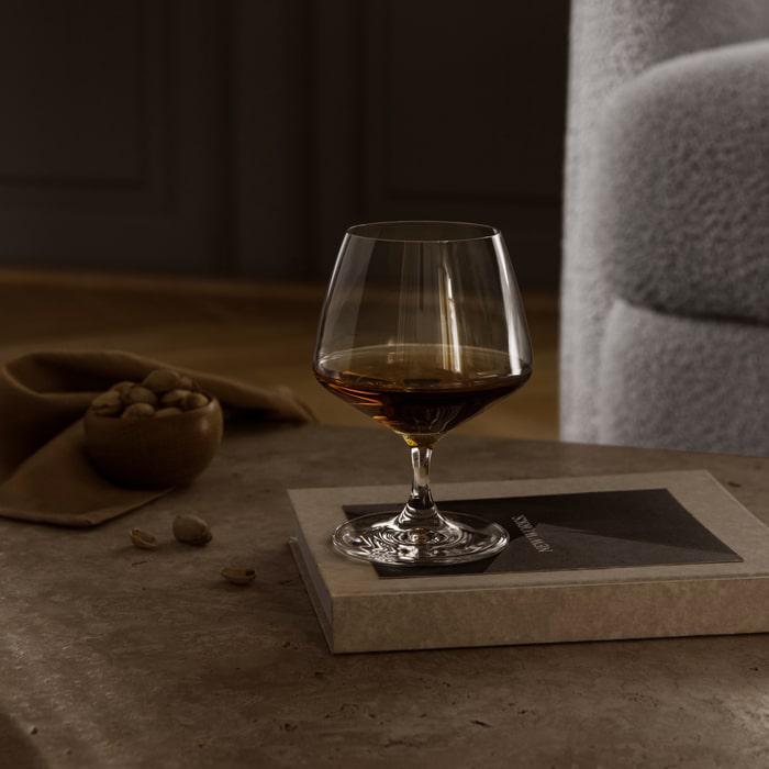 Holmegaard Perfection Brandy Glass, Clear, 12.2 Oz, 6 Pcs.