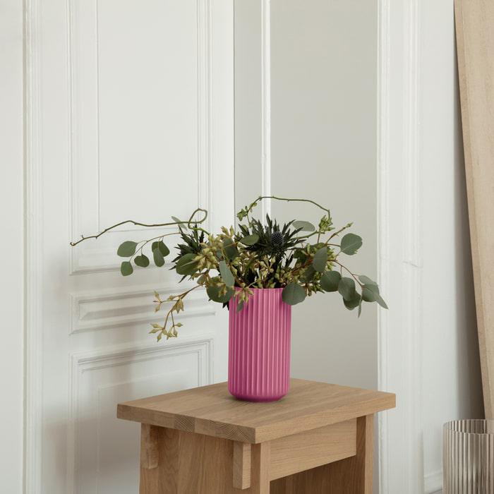 Lyngby Porcelæn Vase, Purple, H: 8.1"
