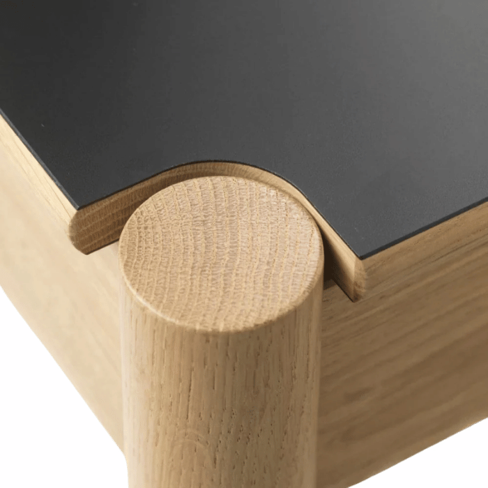 FDB Møbler C44 Dining Table, Nature Lacquered Oak/Beige/Neutral