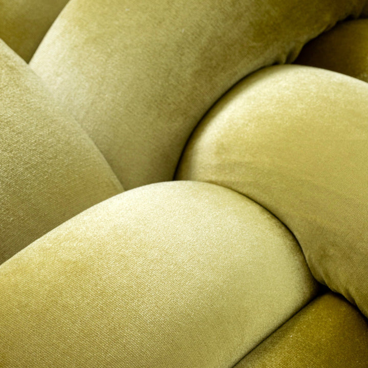 Knot Ottoman Citron Medium