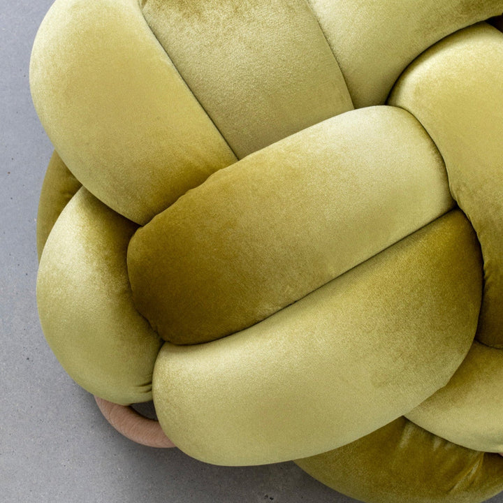 Knot Ottoman Citron Large