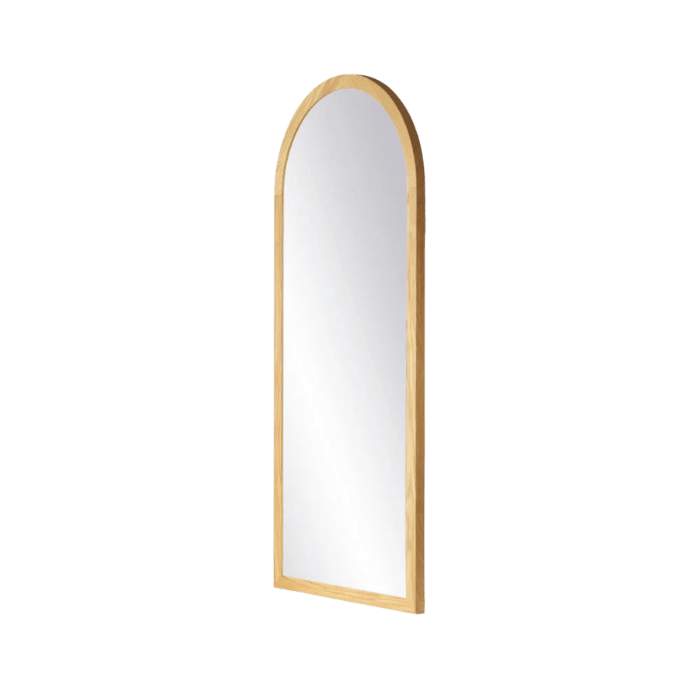 FDB Møbler I2 Mossø Mirror, Nature Lacquered Oak 90x40