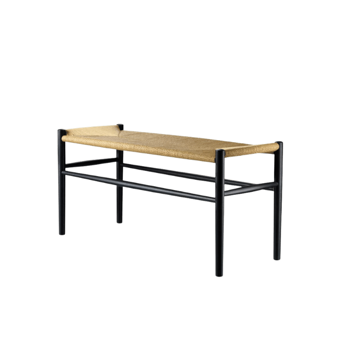 FDB Møbler J163 Piano Bench, Jet Black Oak