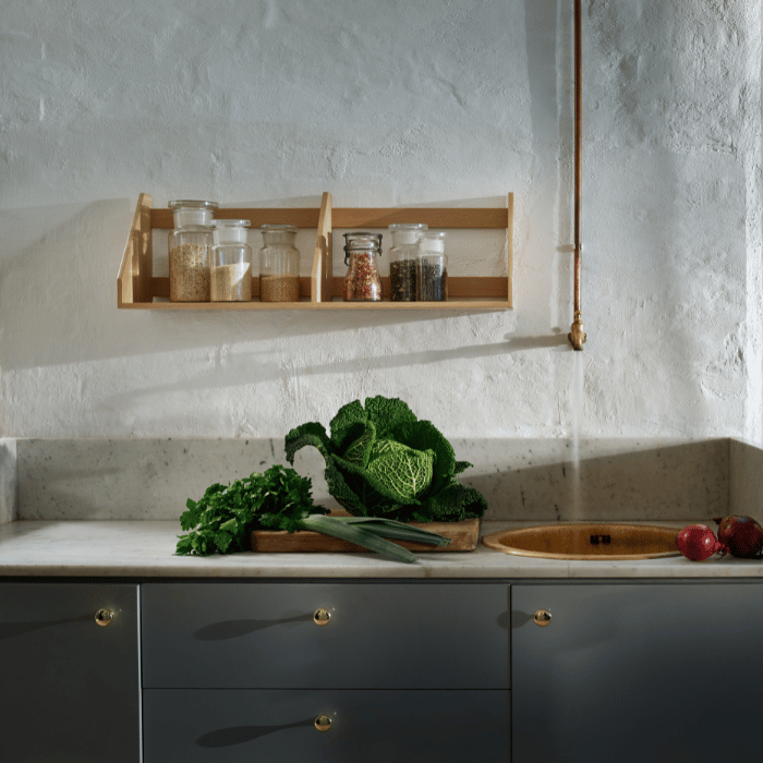 FDB Møbler B5 Shelves, Solid Nature Lacquered Oak