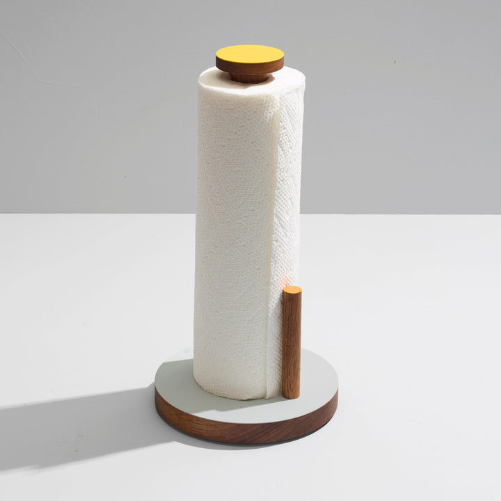 The Paper Towel Keeper - Walnut/Gray