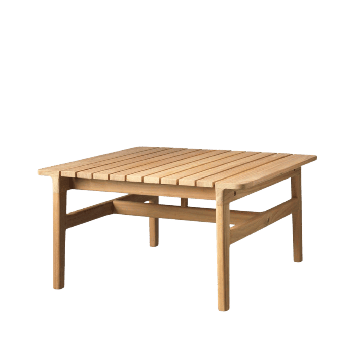 FDB Møbler M19 Sammen Lounge Table, Small, Solid Nature Oiled Teak