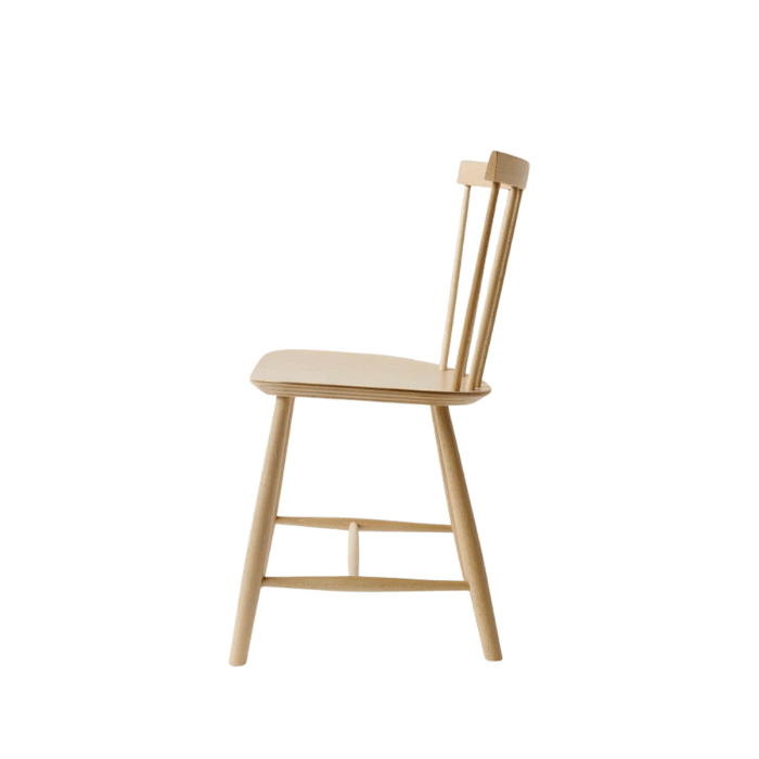 FDB Møbler J46 Dining Chair, Nature Lacquered Beech