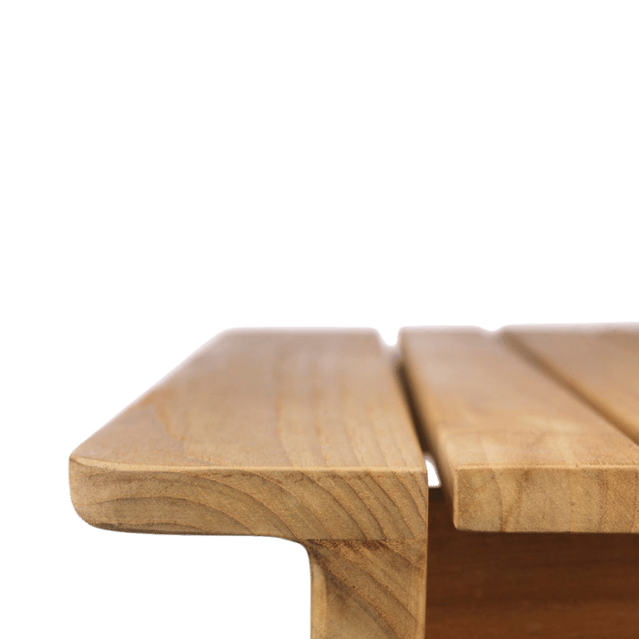 FDB Møbler M19 Sammen Lounge Table, Large, Solid Nature Oiled Teak