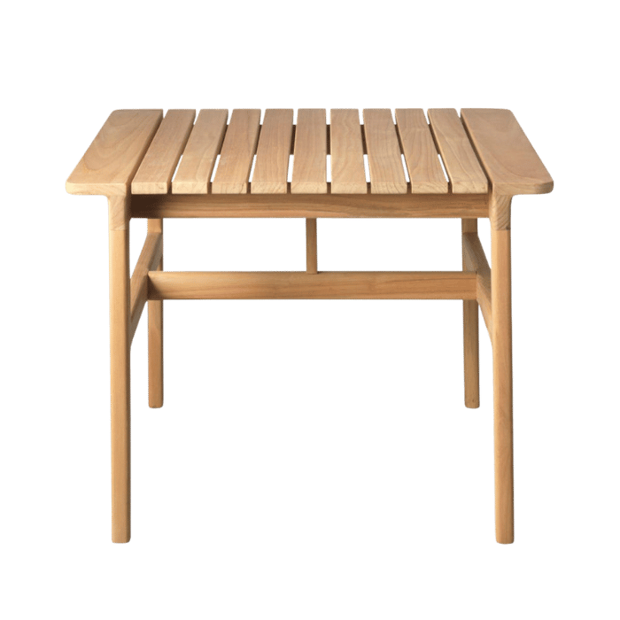 FDB Møbler M19 Sammen Lounge Table, Large, Solid Nature Oiled Teak