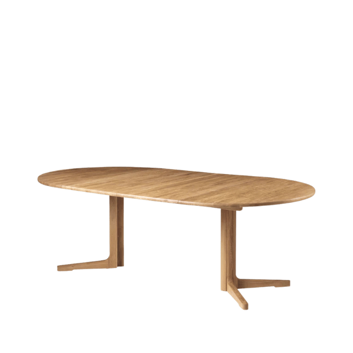 FDB Møbler C69E Ry Dining Table w/2 Extra Leafs, Solid Nature Oiled Oak