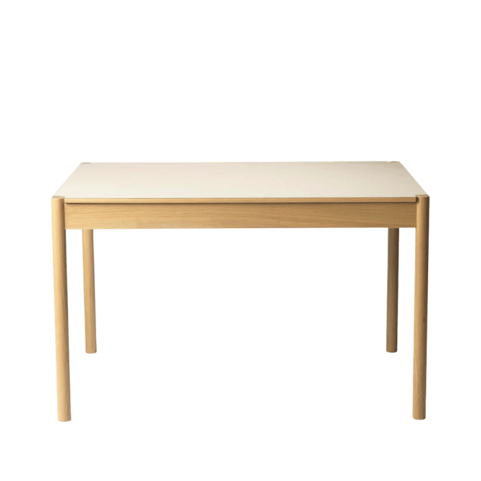 FDB Møbler C44 Dining Table, Nature Lacquered Oak/Beige/Neutral