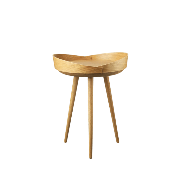 FDB Møbler D106 Bakketop Tray Table, Nature Lacquered Oak