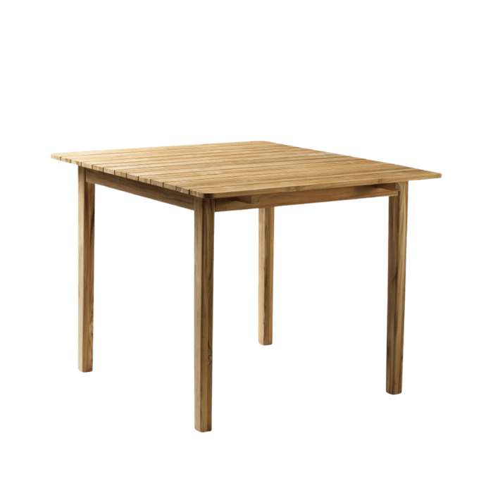 FDB Møbler M3 Sammen Garden Table, Solid Nature Oiled Teak, Small