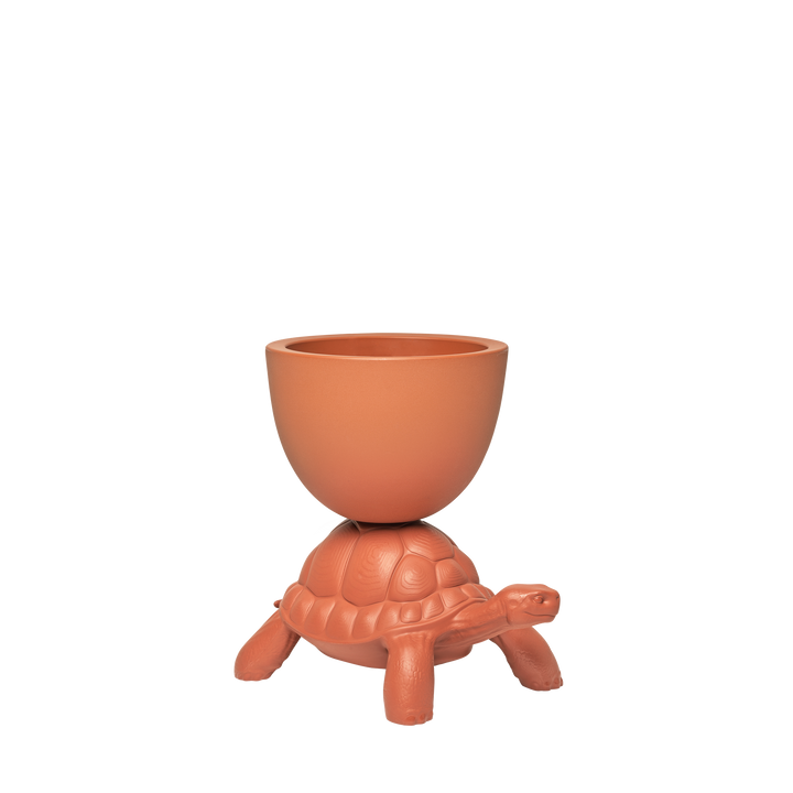 Turtle Carry Planter and Champagne Cooler by Qeeboo