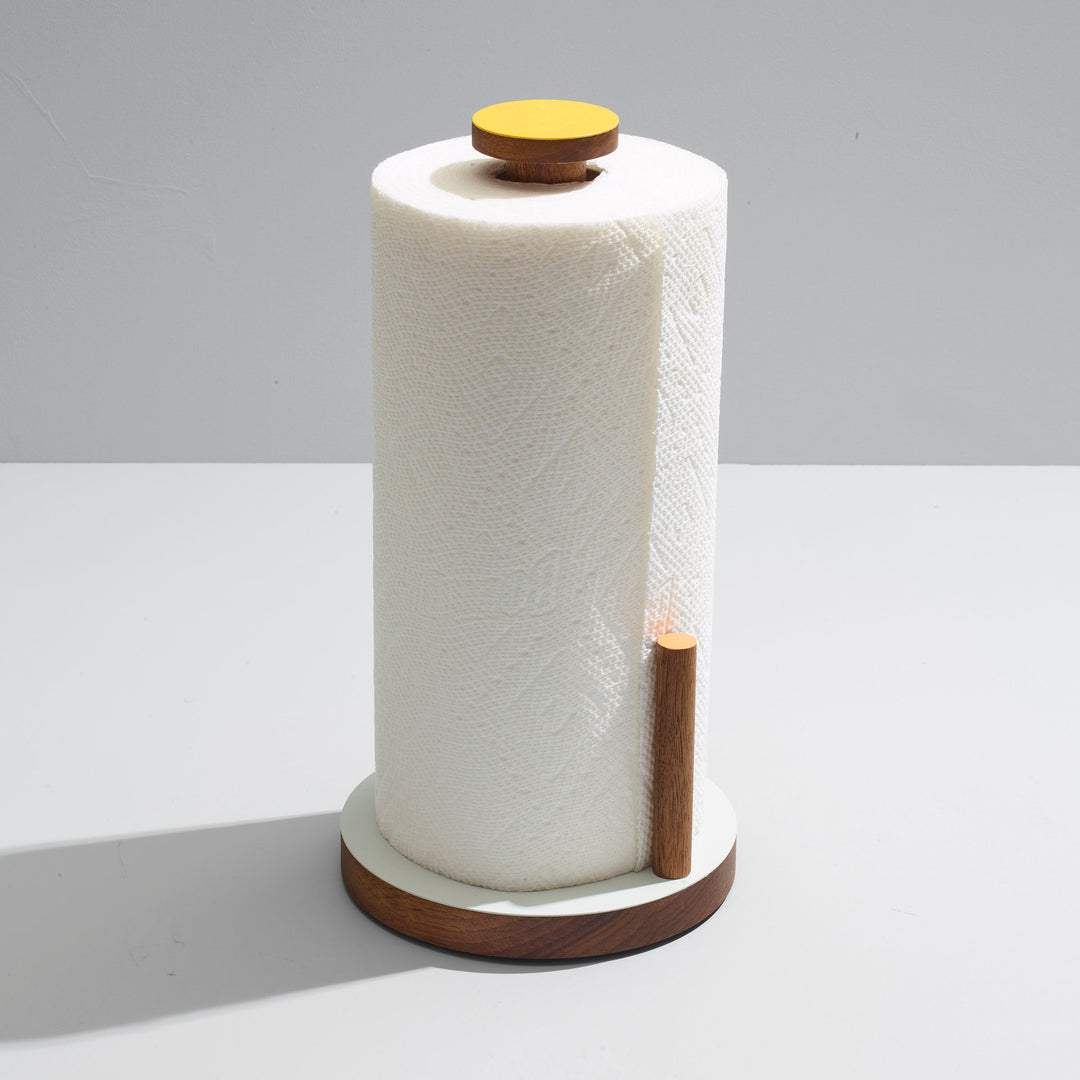 The Paper Towel Keeper - Walnut/Gray