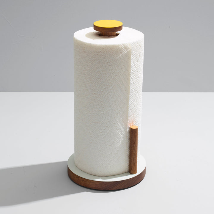 The Paper Towel Keeper - Walnut/Gray