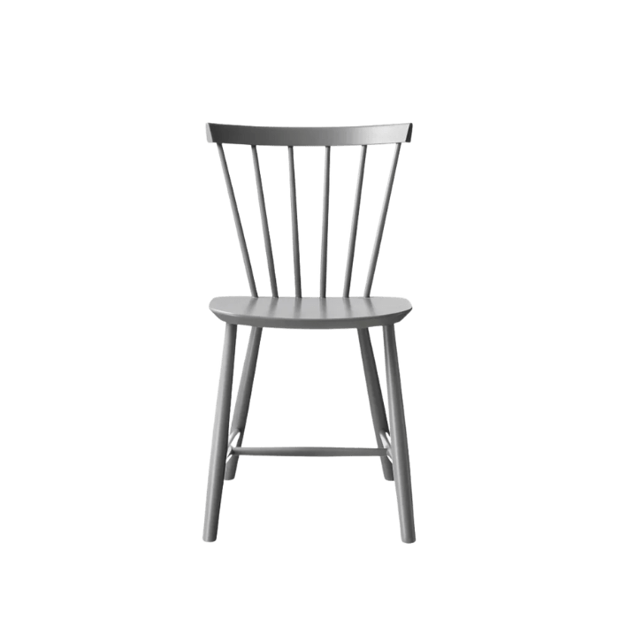 FDB Møbler J46 Dining Chair, Signal Grey Painted Beech