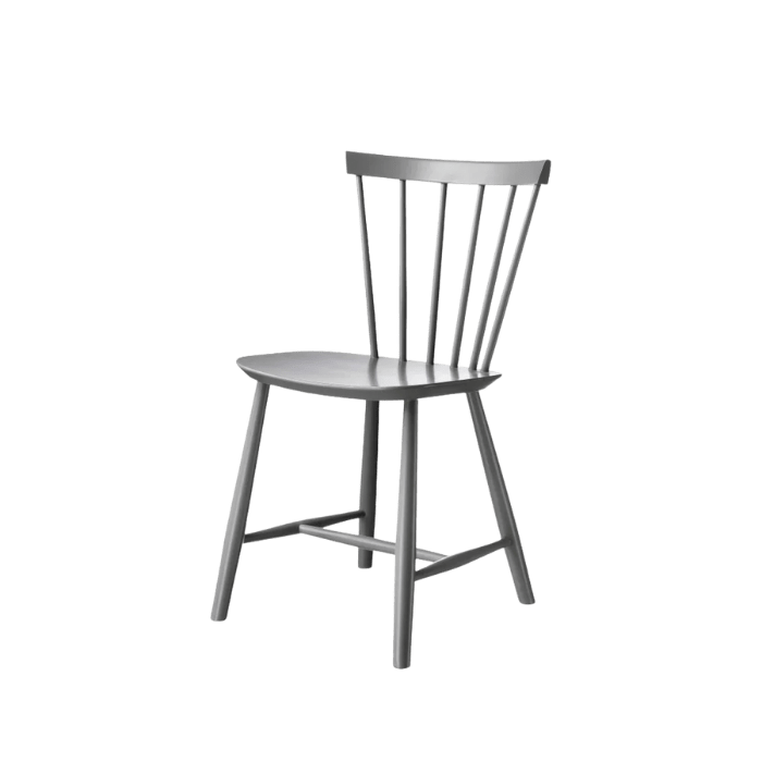 FDB Møbler J46 Dining Chair, Signal Grey Painted Beech