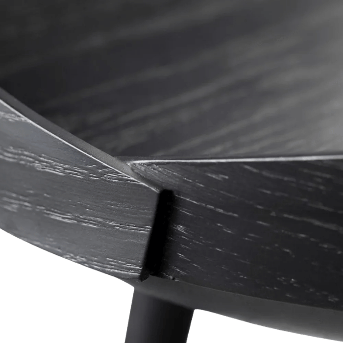 FDB Møbler D106 Bakketop Tray Table, Black Painted Oak