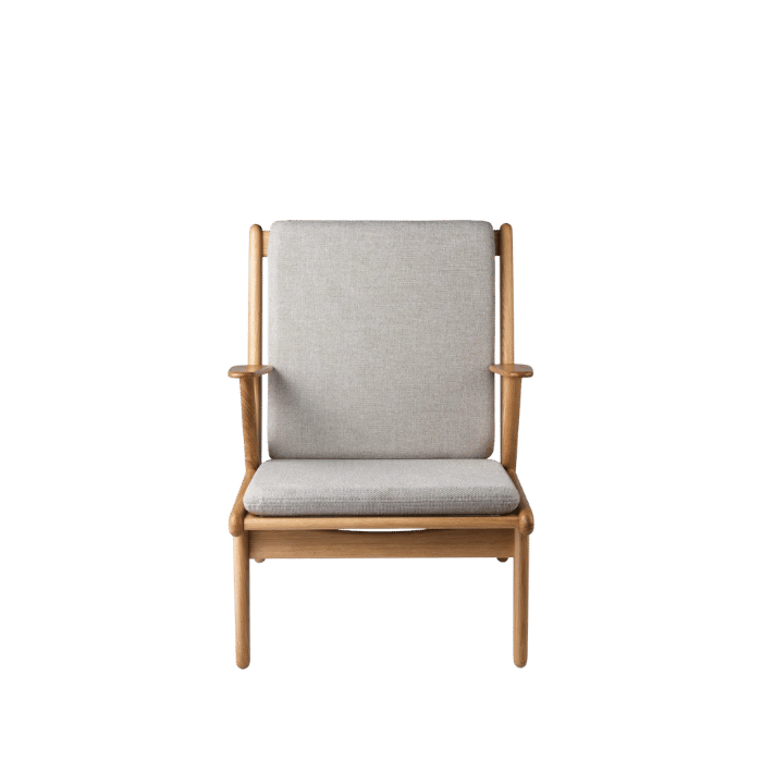 FDB Møbler J53 Armchair, Nature Oiled Oak/Cosmo Light Grey