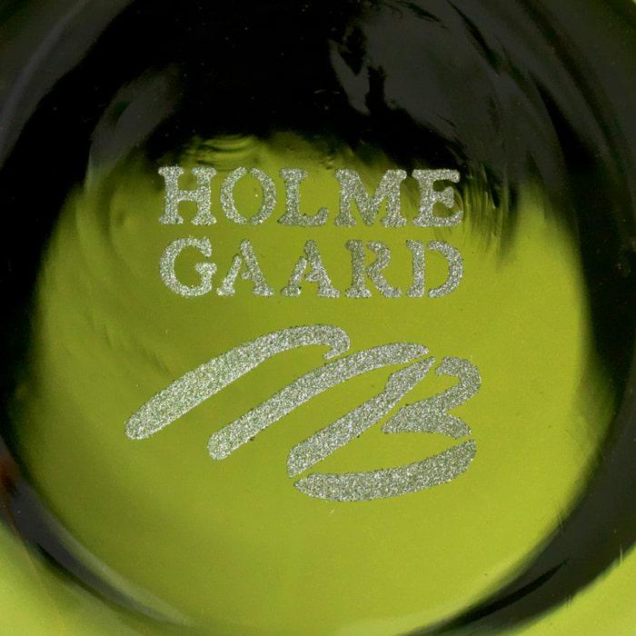 Holmegaard Design With Light Lantern, Olive Green, H: 6.5"