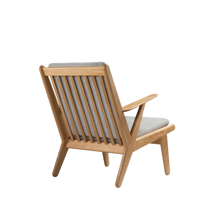 FDB Møbler J53 Armchair, Nature Oiled Oak/Cosmo Light Grey