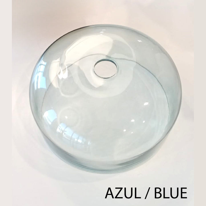 Ipon Linear Pendant blue glass shade option