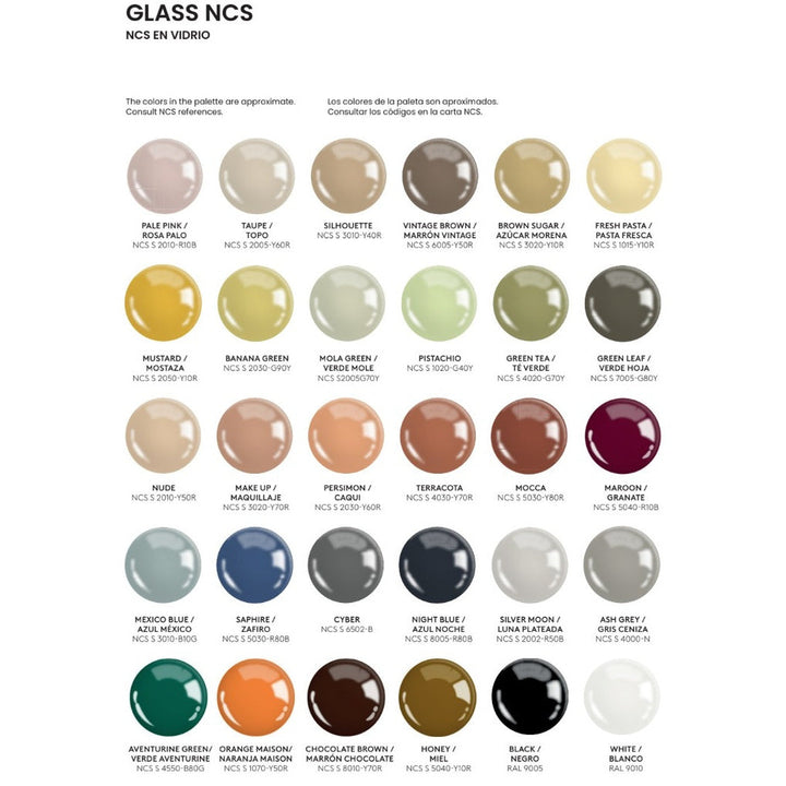 Cactus Table Lamp glass colour palette