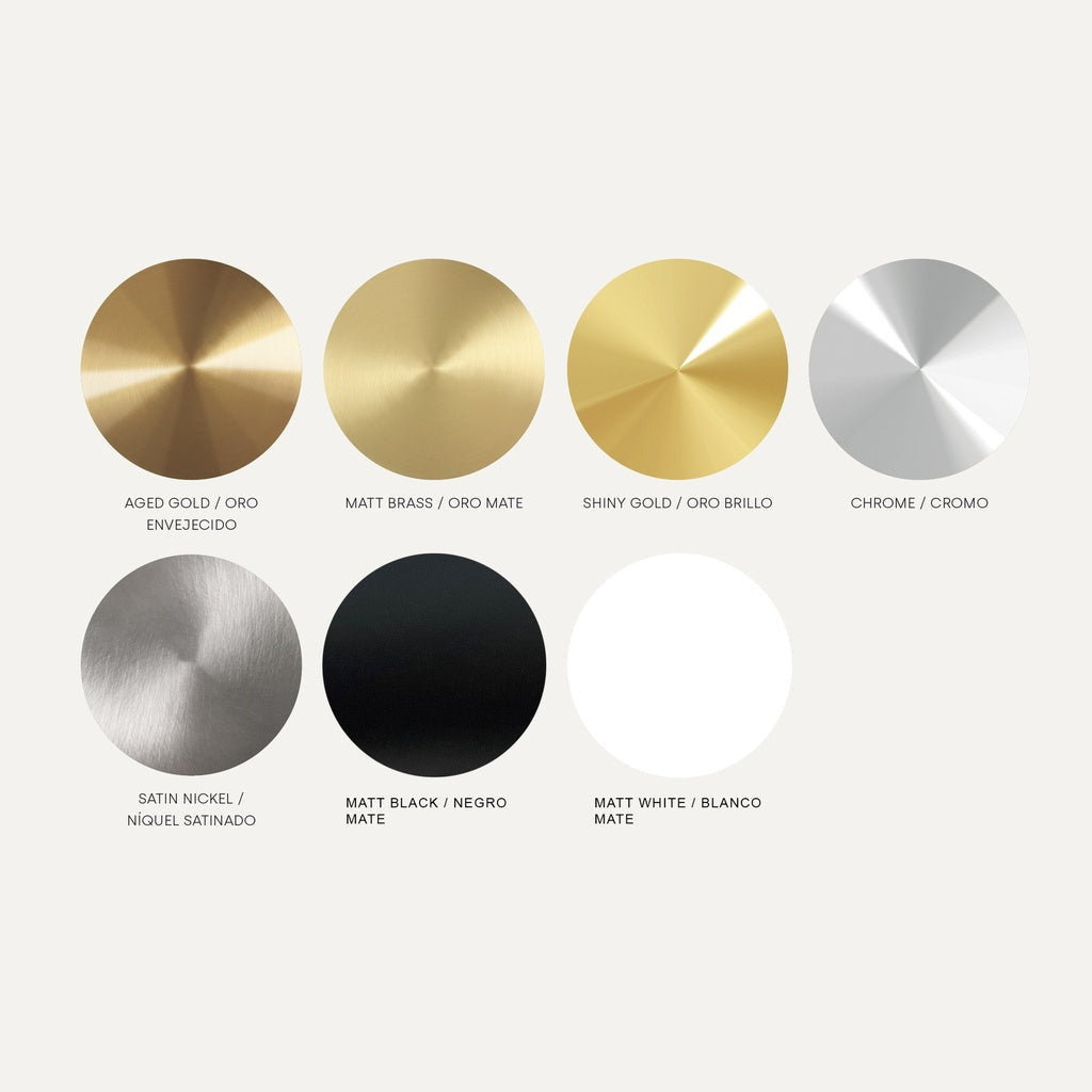 Glamm Pendant Lamp - Brown Marble metal finish options