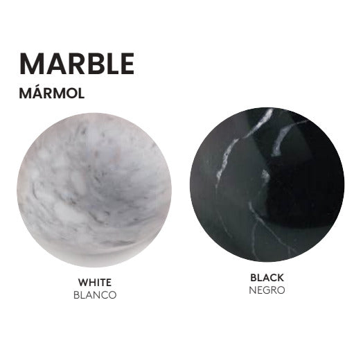 Delie Chandelier marble options