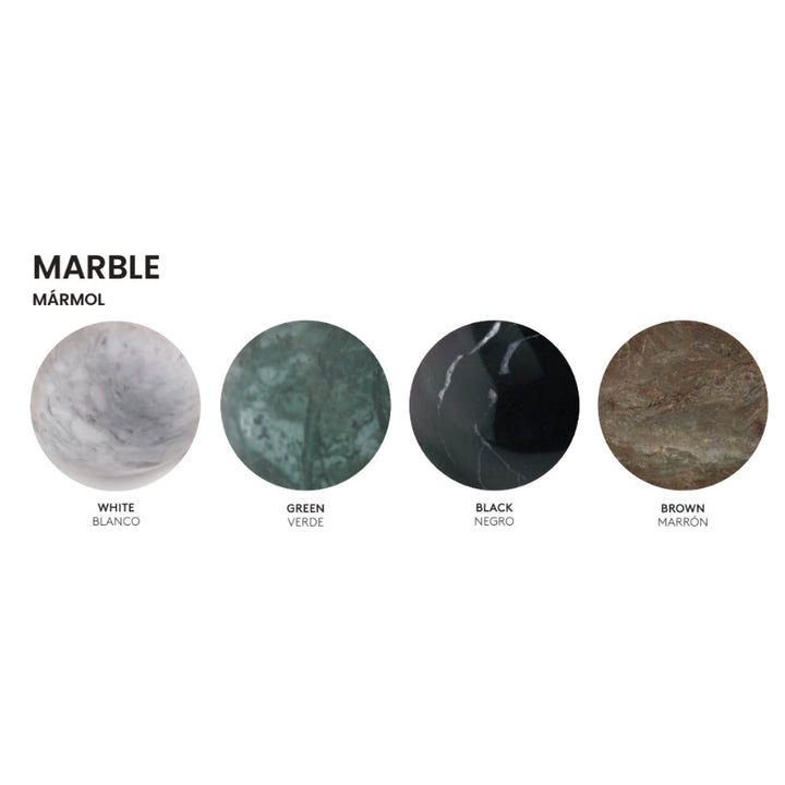 Alda Table Lamp marble options