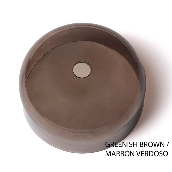 Cloud Big Linear Pendant greenish brown smoked glass shade option