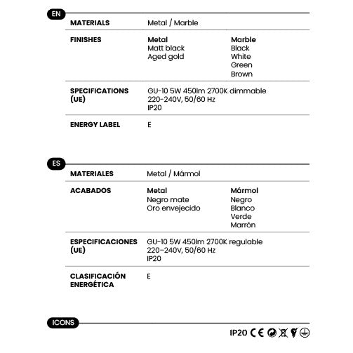 Hulo Pendant Lamp materials and technical details