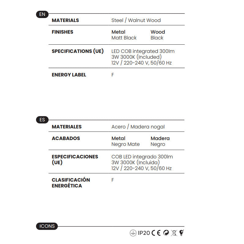 Lita Pendant Lamp materials and technical details
