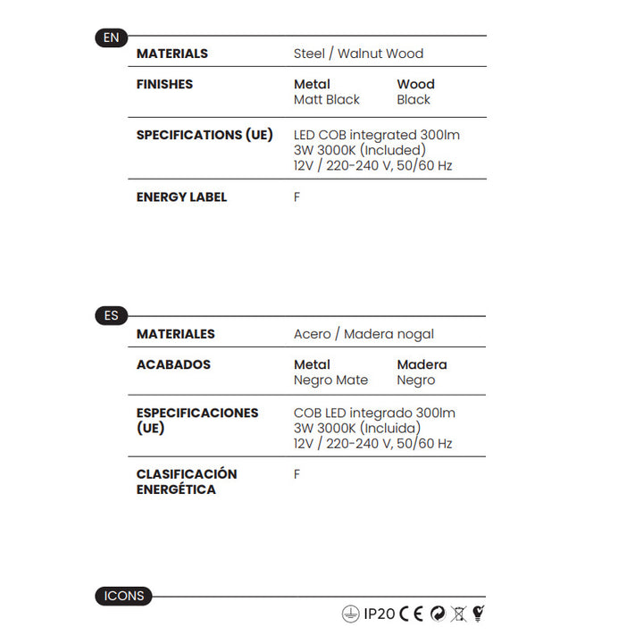 Lita Pendant Lamp materials and technical details