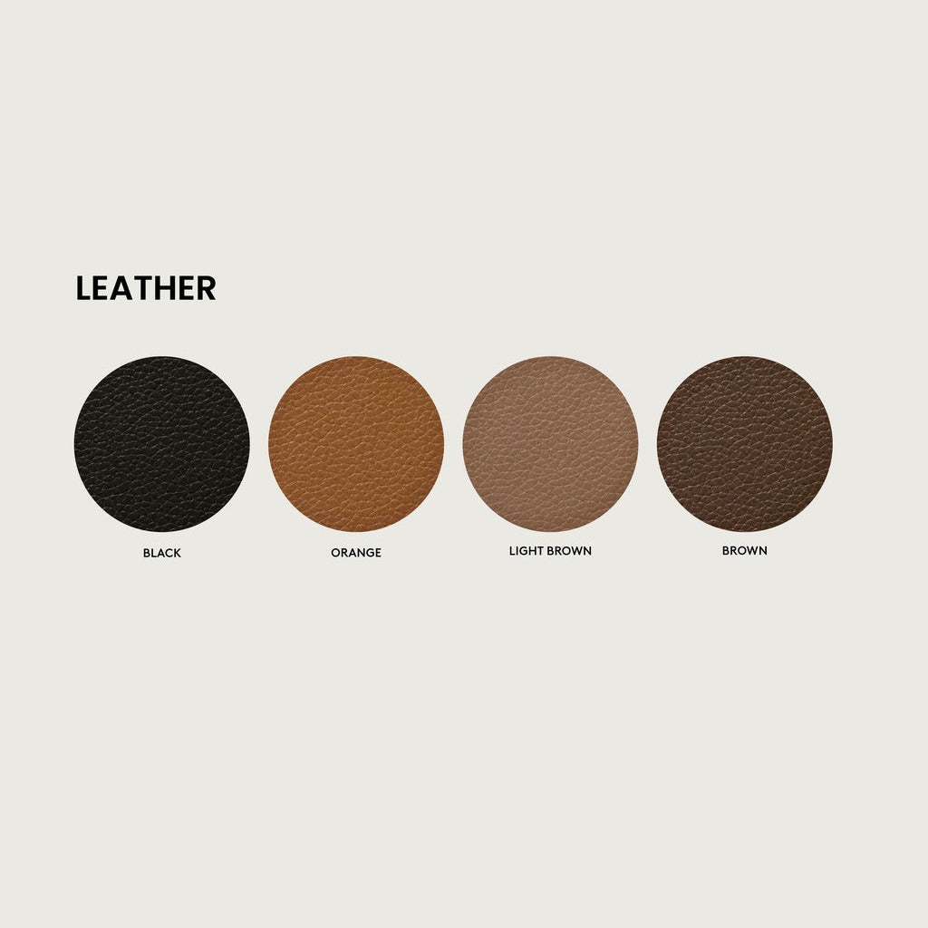 Rems Table Lamp leather options