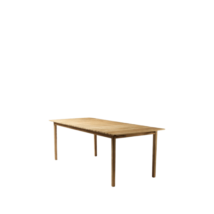 FDB Møbler M2 Sammen Garden Table, Solid Nature Oiled Teak