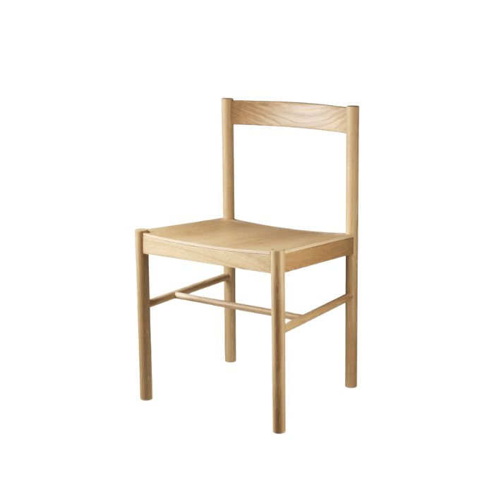 FDB Møbler J178 Lønstrup Chair, Nature Lacquered Oak/Nature Veneer