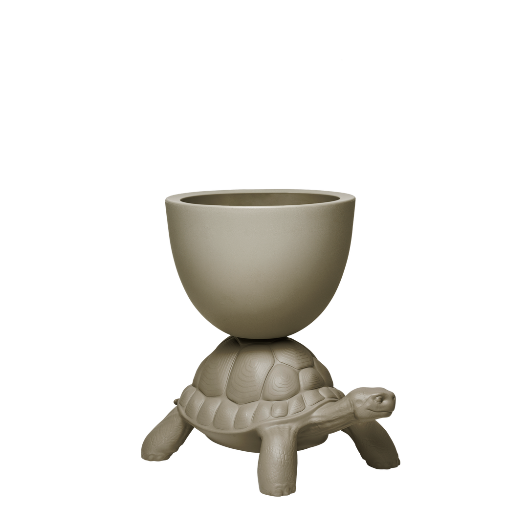 Turtle Carry Planter and Champagne Cooler by Qeeboo