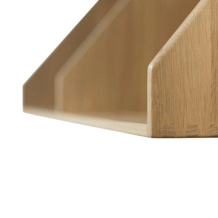 FDB Møbler B5 Shelves, Solid Nature Lacquered Oak